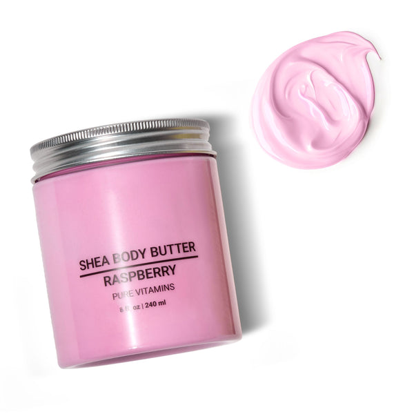 Shea Body Butter, Raspberry Bulk