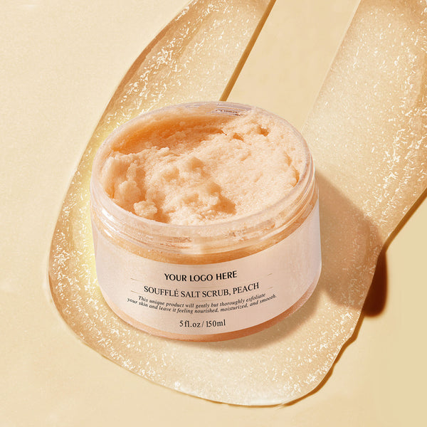 Soufflé Salt Scrub, Peach